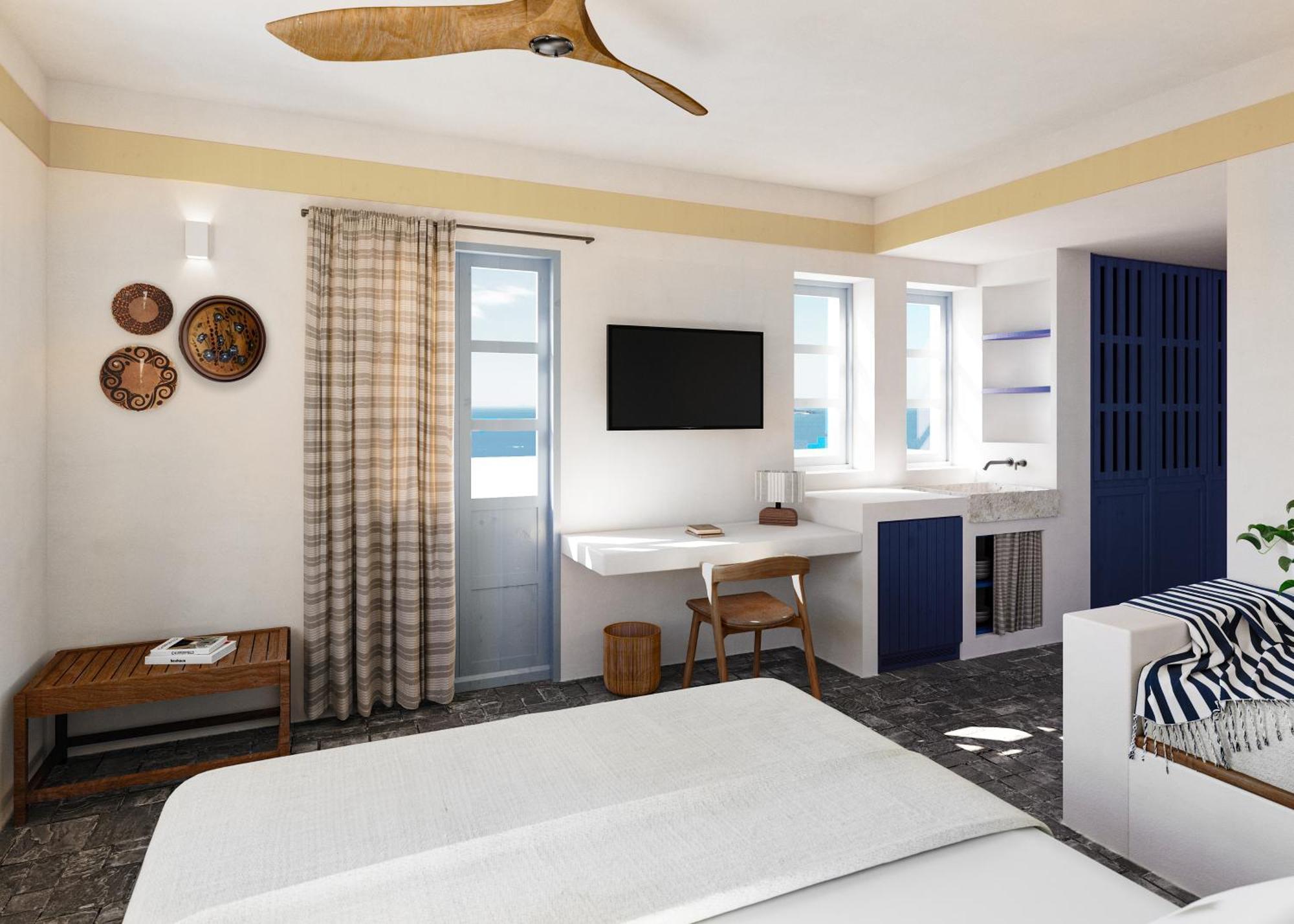 Panorama Serenity Suites Patmos Town Ngoại thất bức ảnh