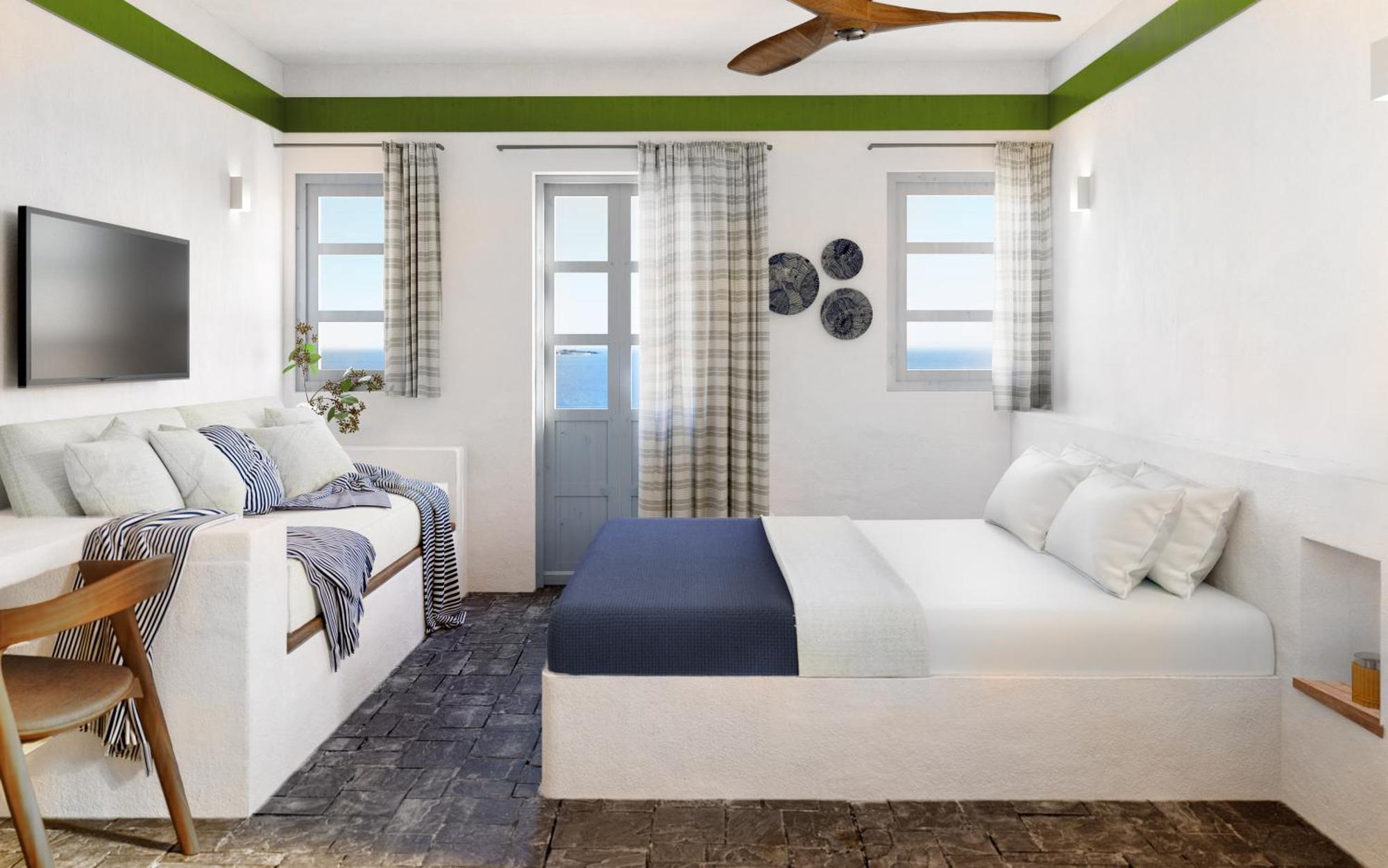 Panorama Serenity Suites Patmos Town Ngoại thất bức ảnh