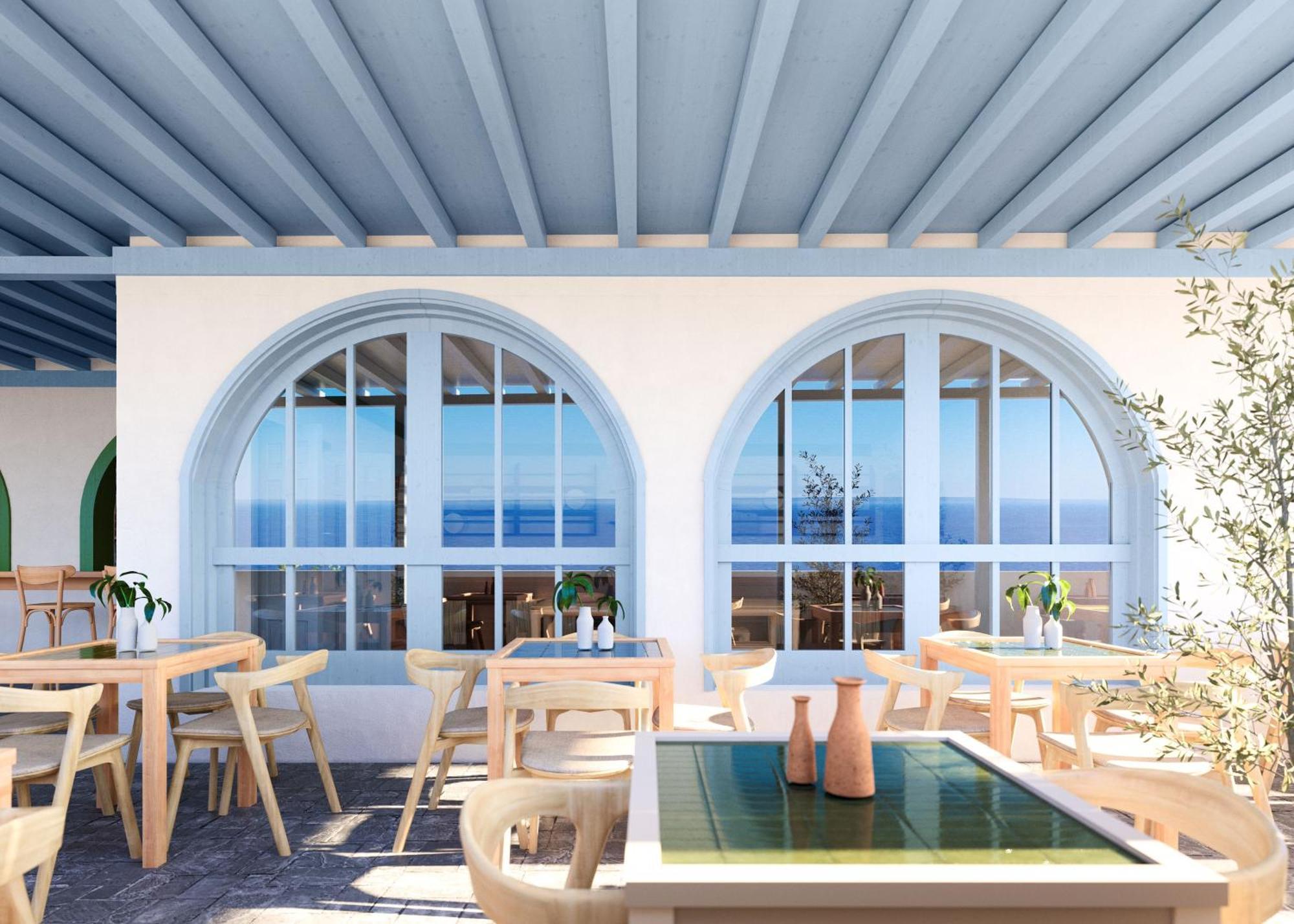 Panorama Serenity Suites Patmos Town Ngoại thất bức ảnh