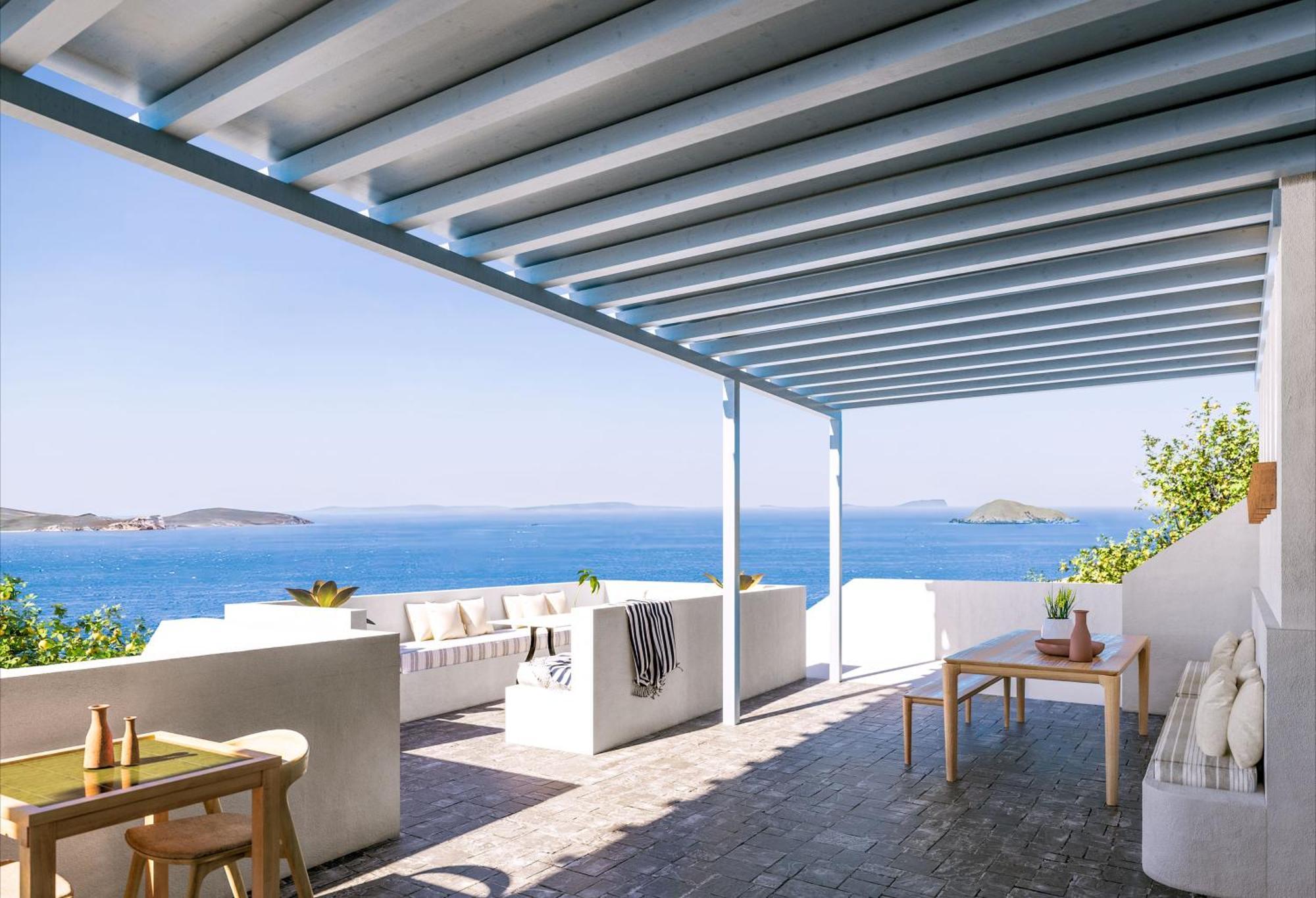 Panorama Serenity Suites Patmos Town Ngoại thất bức ảnh